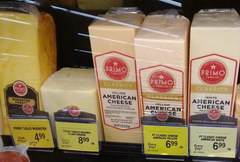 Цены в Америке на продукты за 1 фунт (0.5 кг), Классический американский сыр
