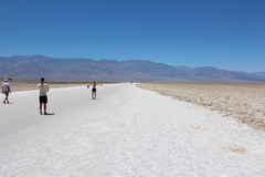 Death Valley Park, Hot air blows in the desert 