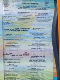 In a restaurant in the USA, Seafood restaurant in San Francisco Sandwiches and burgers 