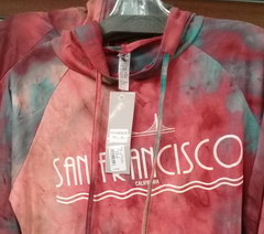 Prices for souvenirs in the USA, Sweatshirt San Francisco
