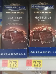 Цены на питание в США, шоколад Chigardelli