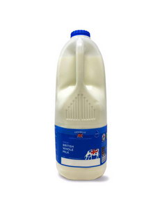 Цены на продукты в супермаркетах в Лондоне, молоко