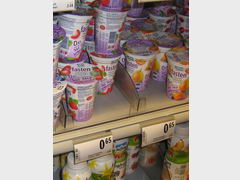 Food prices in Austria in Vienna, Yoghurts