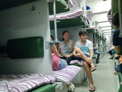 transportation in Azerbaijan, Inside the train Baku-Tbilsi