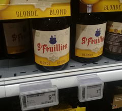 Beer prices in Belgium at the supermarket, St Feulillen
