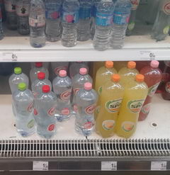 Food prices in a food supermarket in Belgium, Water