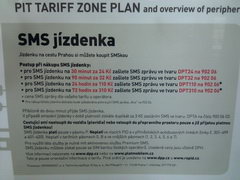 Городской транспорт в Праге, Покупка билетов через СМС