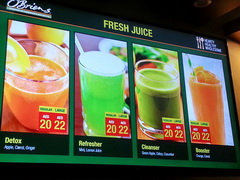 Eating out in Dubai, Fresh juices