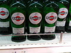 Prices in duty free on the ferry Silja Line, Martini