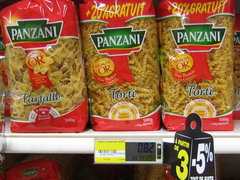 Grocery store prices in France, Pasta