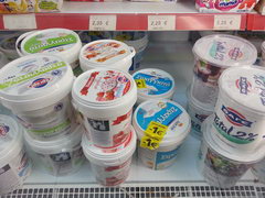 Цены в Афинах в Греции на продукты, Йогурты