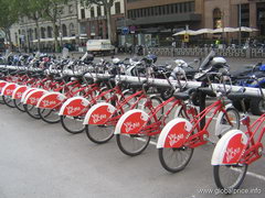 Цены в Барселоне на транспорт, Велосипеды в прокат по всему городу