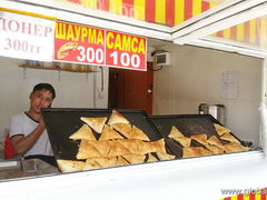 Food in Kazakhstan,  Samsa  and Shawarma