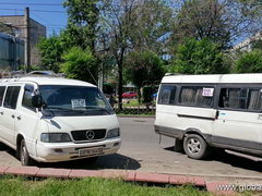 Transport in Kazakhstan, minibus in Almaty