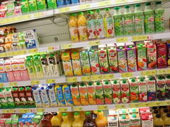 Grocery prices in Macau, Milk, juices