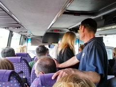 Macedonia, Skopje Transportation, Inside the bus Vardar Express