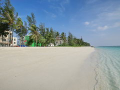 Пляжи на Мальдивах, пляж на острове Hulhumale