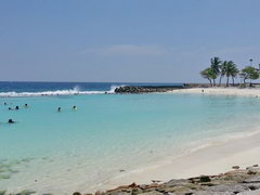 Beaches in the Maldives, beach on the island  Male