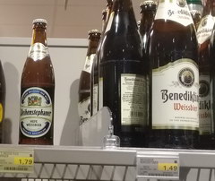 Food prices in Amsterdam, German beer
