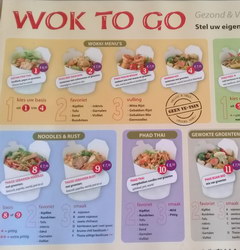 Dining and Drinking in Amsterdam in the Netherlands, Noodle Wok to go
