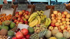 Grocery prices in Amsterdam, Fruit on the market