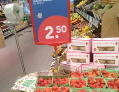 Grocery prices in Amsterdam, Strawberries