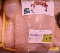 Supermarket  prices in Amsterdam, Chicken