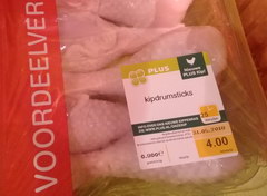 Supermarket  prices in Amsterdam, Chicken legs