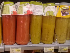 Grocery store prices in Amsterdam, smoothies