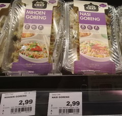 Grocery store prices in Amsterdam, Ready meals for the microwave