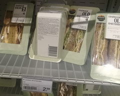 Grocery store prices in Amsterdam, Cheap sandwiches