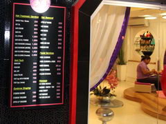 Philippines, Bohol,entertainment, Prices at SPA salon near the beach