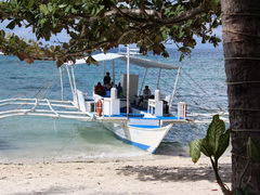 Philippines, Bohol, attractions, Dive boat awaits tourists