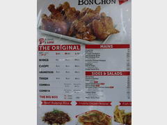 Philippines, Cebu City, restaurant prices, Chicken meals
