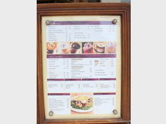 Philippines, Cebu, dining prices prices, Prices at a coffee shop