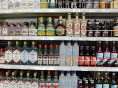 Philippines, Cebu, alcohol prices, Various alcohol in a supermarket 