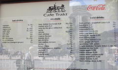 Prices in Poland in Warsaw, prices at a cafe-bar
