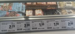 Стоимость продуктов питания в Варшаве в Польше, сосиски