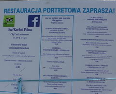Eating outs in Poland in Warsaw, main courses