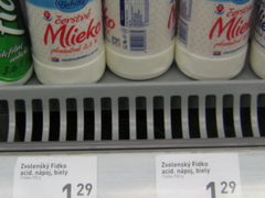 Продукты питания в Словакии, Молоко