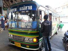 Transportation Thailand, Chiang Mai, Local cheap bus