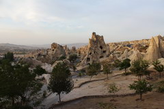 Cappadocia, Turkey, Dwellings of cavemen in the rocks