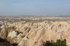 Cappadocia, Turkey, Canyons in the afternoon can be hot