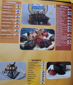 Prices in Göreme in Turkey for food, Meat and chicken dishes