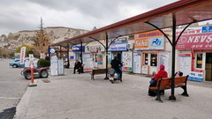 Transport in Goreme in Turkey, Bus station in Goreme