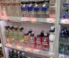 The cost of alcohol in Turkey in Antalya, Prices for vodka