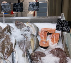 Prices for products in Antalya shops, Prices for fish