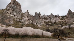 Каппадокия, Турция, Пещерный город Uchisar