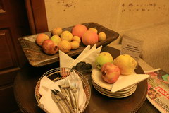 Prices for hotels in Goreme, Free fruit for dinner