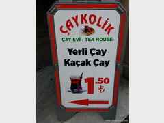Prices for food in Istanbul, Tea, coffee